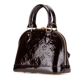 ルイ ヴィトン モノグラム ヴェルニ アルマBB ハンドバッグ ショルダーバッグ 2WAY M91678 アマラント パープル パテントレザー レディース LOUIS VUITTON 【中古】